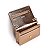 BOLSA PEQUENA MATERIAL METALIZADO MARROM COBRE ALCA TRANSVERSAL COBRE - Imagem 2