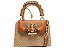 BOLSA SCHUTZ BELIEVE  PEQUENA PALHA NATURAL - Imagem 1