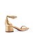 SALTO SANTA LOLLA BLOCO METALLIC COBRA-DOURADO - Imagem 2