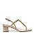 SALTO SANTA LOLLA BLOCO METALLIC SOFT- OURO LIGHT - Imagem 1
