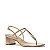 SALTO SANTA LOLLA BLOCO METALLIC SOFT- OURO LIGHT - Imagem 2