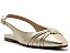 SAPATILHA ANACAPRI SLINGBACK TIRAS VERNIZ DOURADA DOURADO - Imagem 1