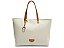 BOLSA ANACAPRI SHOPPING GRANDE CAPSULA METAL BRANCA - Imagem 1