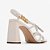 SANDALIA JORGE BISCHOFF COURO NAPA NEW BLANC - Imagem 2