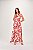 CHEMISE RAMO SELVAGEM FRENTE UNICA ESTAMPADA- VERMELHO SCARLET - Imagem 1