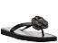 CHINELO BRIZZA TIRA FINE FLOR- PRETO - Imagem 1