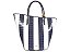 BOLSAS SCHUTZ GRANDE WIDE CROCO BLUE - Imagem 1