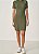 VESTIDO CANELADO COLCCI SPORT VERDE BASIL - Imagem 1