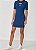 VESTIDO CANELADO COLCCI SPORT AZUL MOONDUST - Imagem 1