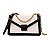 BOLSA SANTA LOLLA SOFT BRANCO E PRETO - Imagem 1