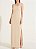 VESTIDO FORUM CANELADO BEGE - Imagem 1