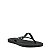 CHINELO SANTA LOLLA FLIP FLOP BORRACHA TIRAS BRILHO PRETO - Imagem 1
