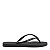 CHINELO SANTA LOLLA FLIP FLOP BORRACHA TIRAS BRILHO PRETO - Imagem 2
