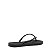 CHINELO SANTA LOLLA FLIP FLOP BORRACHA TIRAS BRILHO PRETO - Imagem 4