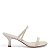MULE SANTA LOLLA VERNIZ GLOSSY OFF WHITE SALTO - Imagem 2