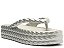 SANDALIA BRIZZA FLATFORM MARROCOS MID METALIZADO - Imagem 1