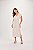VESTIDO RAMO SELVAGEM MIDI COM CINTO FAIXA CRU - Imagem 1