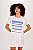 T-SHIRT RAMO SELVAGEM COM ESTAMPA E TERMOCOLANTE OFF AZUL - Imagem 1
