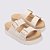 SANDÁLIA MELISSA COZY M LOVER PLATFORM - BEGE - Imagem 8