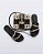 MELISSA + BOLSA GOLDEN PRETO DOURADO - Imagem 1