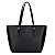 BOLSA DEGALLS SHOPPER GRANDE ESTRUTURADA PRETO - Imagem 6