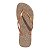 CHINELO SANTA LOLLA FLIP FLOP DOURADA BRILHO DOURADO - Imagem 3