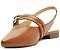 SAPATILHA ANA CAPRI SLINGBACK TIRA DUPLA MARROM - Imagem 2