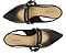 SAPATILHA ANA CAPRI SLINGBACK TIRA DUPLA PRETA - Imagem 3