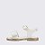 SANDÁLIA MINI MELISSA MAR SANDAL - BRANCO CINTILANTE - Imagem 1
