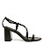 SALTO SANTA LOLLA BLOCO METALLIC SOFT-PRETO - Imagem 1