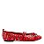 SAPATILHA SANTA LOLLA BICO REDONDO COURO CONFORT TACHAS - PEPPER RED - Imagem 1
