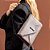 BOLSA SANTA LOLLA CLUTCH ENVELOPE METALIZADA - GRAFITE - Imagem 2