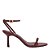 SALTO SANTA LOLLA COURO PELICA - OLD MERLOT - Imagem 1
