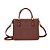 BOLSA SANTA LOLLA TOTE RISCO DUAS ALÇAS DARK COCOA - Imagem 4