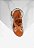 RASTEIRA SCHUTZ FRESH BOHO COURO - MARROM - Imagem 4