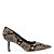 SCARPIN SANTA LOLLA COURO MAXI SNAKE ANIMAL PRINT - Imagem 1