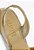 SANDALIA SCHUTZ KEEFA COURO SALTO ALTO DOURADA - Imagem 8