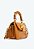 BOLSA BELIEVE SCHUTZ CROCO PEQUENA MIELE CARAMELO - Imagem 3