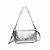 BOLSA BAGUETE SANTA LOLLA METALIZADA PRATA - Imagem 3