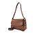 BOLSA SANTA LOLLA FLOATER MEDIA ALCA DE OMBRO PESPONTOS CINAMON - Imagem 5