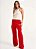 CALÇA COLCCI SPORT MOLETOM WIDE LEG VERMELHA - Imagem 3