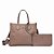 KIT SANTA LOLLA BOLSA TOTE SOFT E CLUTCH CINZA - Imagem 1