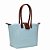 BOLSA SANTA LOLLA SHOPPER NYLON AZUL CLARO - Imagem 2