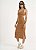 VESTIDO COLCCI MARROM ORGANIC - Imagem 1