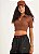 BLUSA COLCCI CANELADA - MARROM VOSTOK - Imagem 1