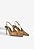 SCARPIN SLINGBACK SCHUTZ SALTO FINO MARROM - Imagem 1