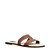 RASTEIRA SANTA LOLLA COURO NOBRE MARROM CONHAQUE FLAT - Imagem 3