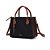 BOLSA SANTA LOLLA TOTE TEXTURIZADA FLOATER ALÇA DUPLA PRETA - Imagem 3