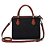 BOLSA SANTA LOLLA TOTE TEXTURIZADA FLOATER ALÇA DUPLA PRETA - Imagem 4
