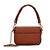 BOLSA SANTA LOLLA BAGUETE FLOATER ALÇA TRANÇA MARROM - Imagem 5